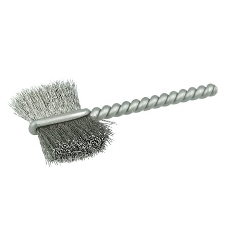 Weiler 7/8" Power Tube Brush, .005" Wire Fill, 5/8" Brush Length 21057